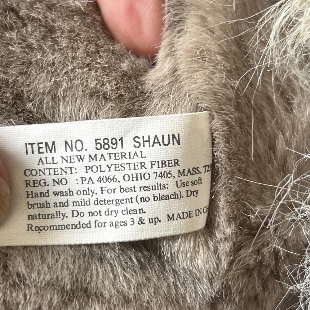 Huggapuffs Horse Shaun Vintage 90's Plush Western Farm Equestrian Stuffed Animal